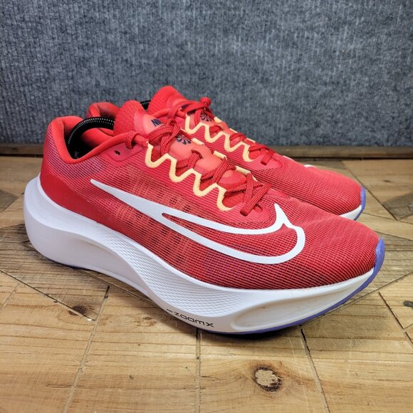 Nike Zoom Fly Zoom X Mens 12 Red Running Shoes Lightweight Push - Main Image